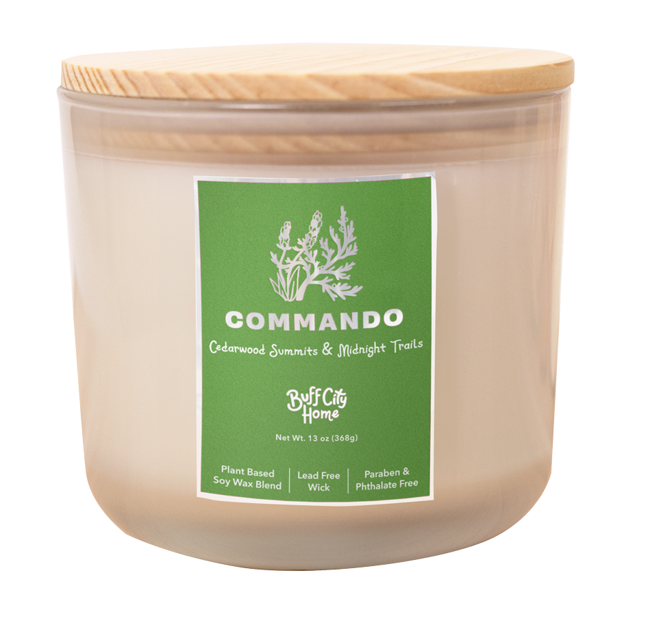 Commando 2-Wick Candle
