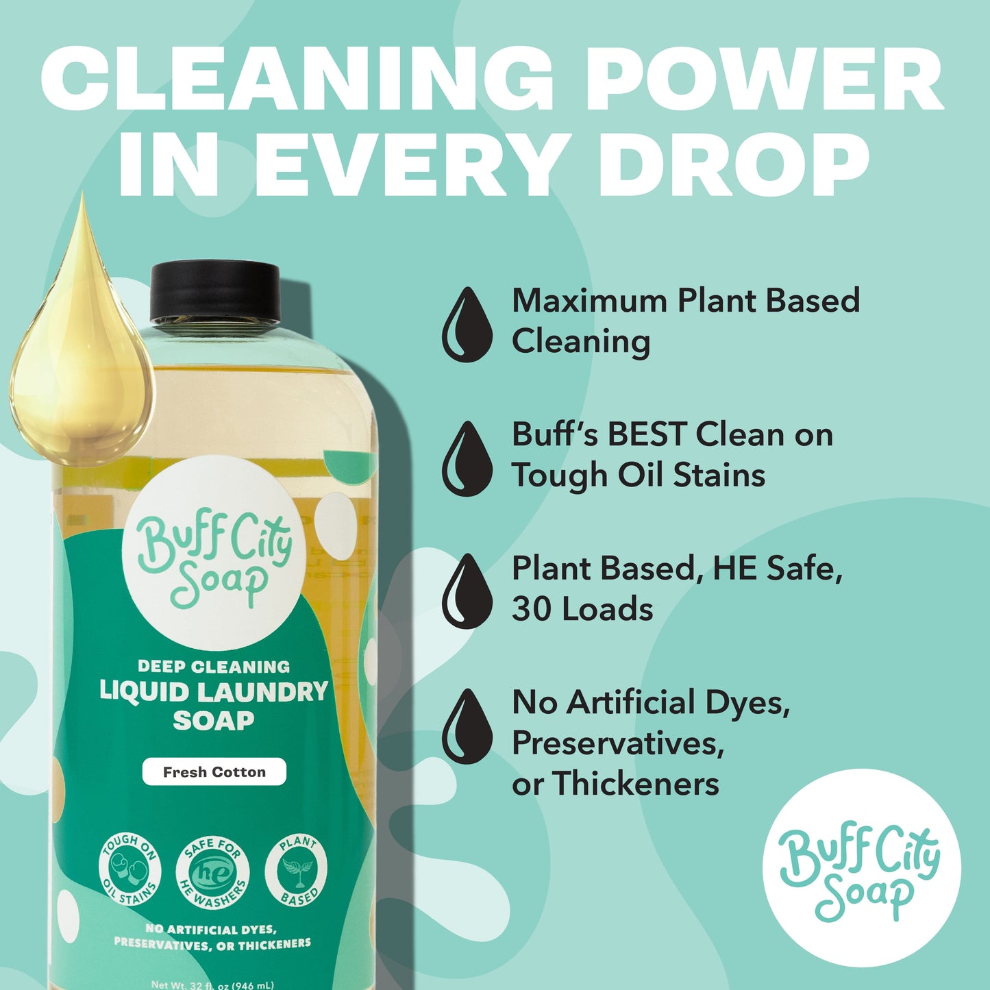 Cobalt Blue Liquid Laundry Soap